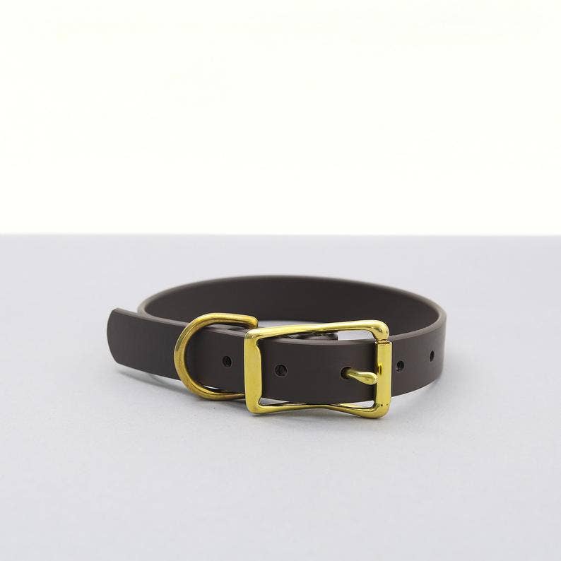 Mimi Green - Wholesale Pet Collar - Dog - Waterproof Leather Alternative Dog Collar Belt Buckle Black1