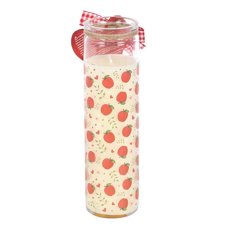 Something Different Wholesale – wholesale Jar/filled candle – Apple Print Apple Pie Scented Tube Candle2