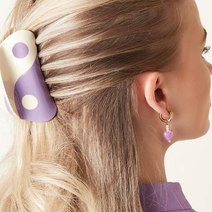 SHINE BUY - Wholesale Hair Clip - Women's - Hairclip Yin-Yang Green Sheet Material2