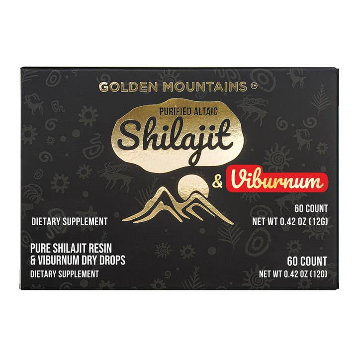 SiberianGreen - Wholesale Oral Supplement/Vitamin - Siberian Green Pure Altai Shilajit Resin w Viburnum Berries Extract – 180 Dry Drops (3-Pack)2