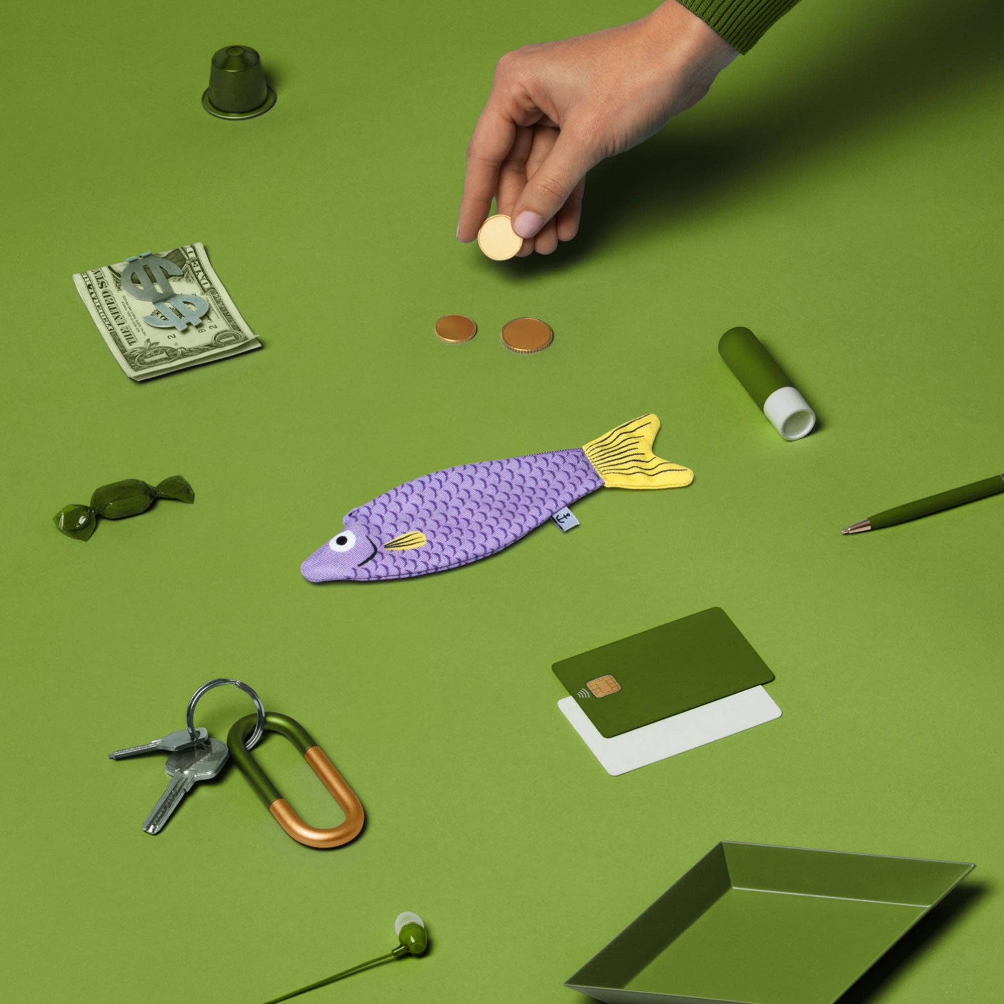 Don Fisher - Vente Porte-monnaie – femme - Cardenal Lilas - Pochette1