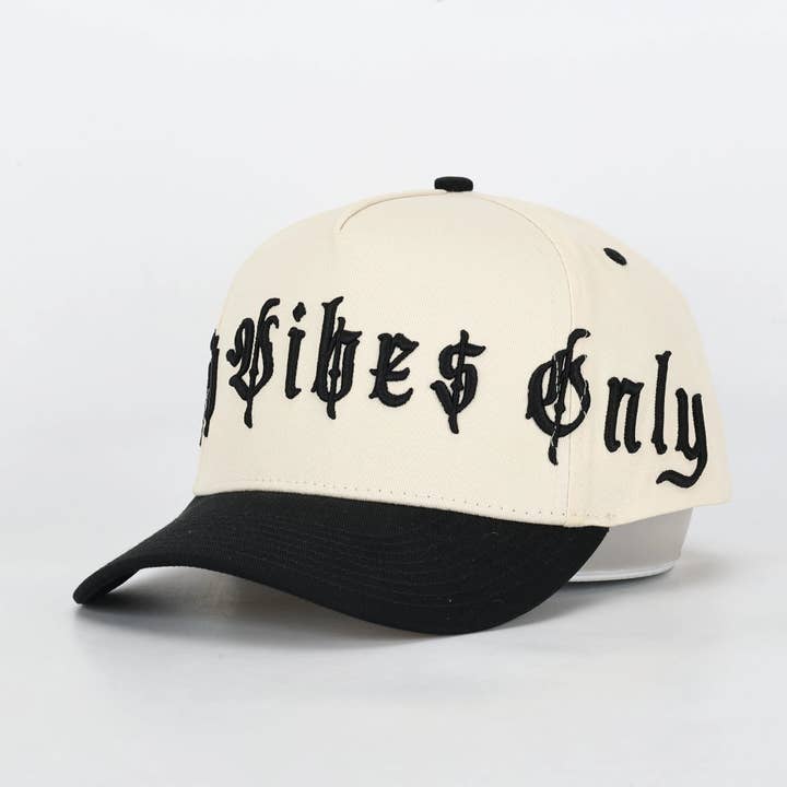 GOOD VIBES ONLY HAT for wholesale by MYB Apparel