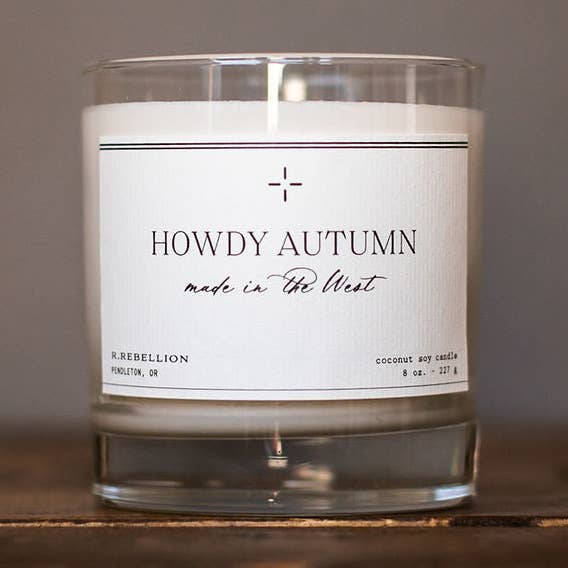 Howdy höstljus 8 oz. för wholesale av R. Rebellion