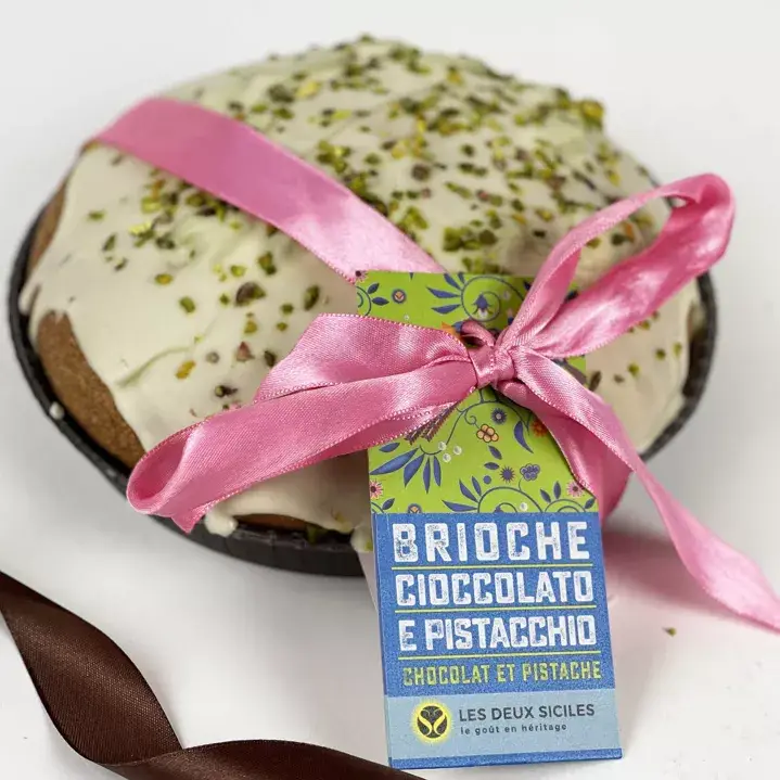 Les Deux Siciles – Engroshandel Kage – Brioche fyldt med pistacie overtrukket med hvid chokolade1