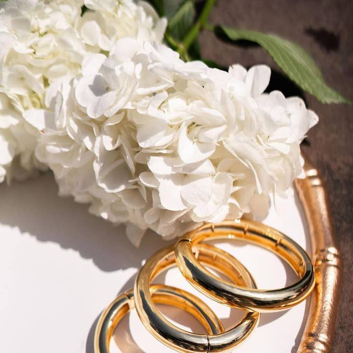 Lisi Lerch - Wholesale Bangle Bracelet - The Quinn - Gold Bangle - Meeghan Mullin x Lisi Lerch - WS0