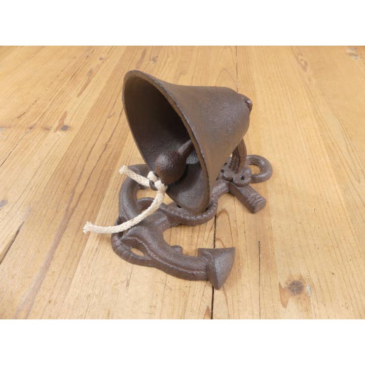 CAST IRON ANCHOR DINNER BELL for wholesale by Midwest Craft House