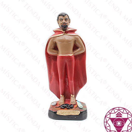 Exú Sort Kat 20 cm for engroshandel hos Tenda Mística