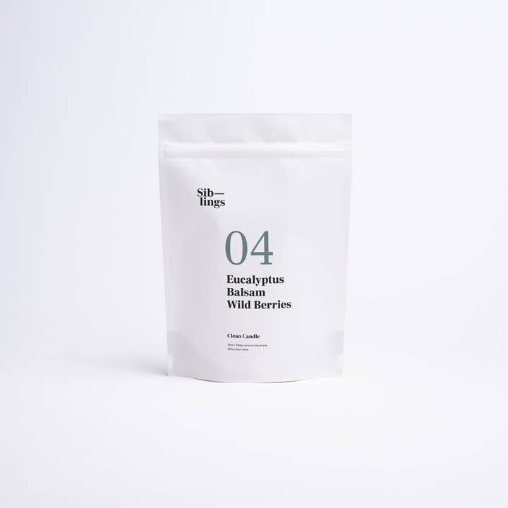 Siblings - Wholesale Jar/Filled Candle - No 04 — Eucalyptus, Balsam, Wild Berries, 10 oz1
