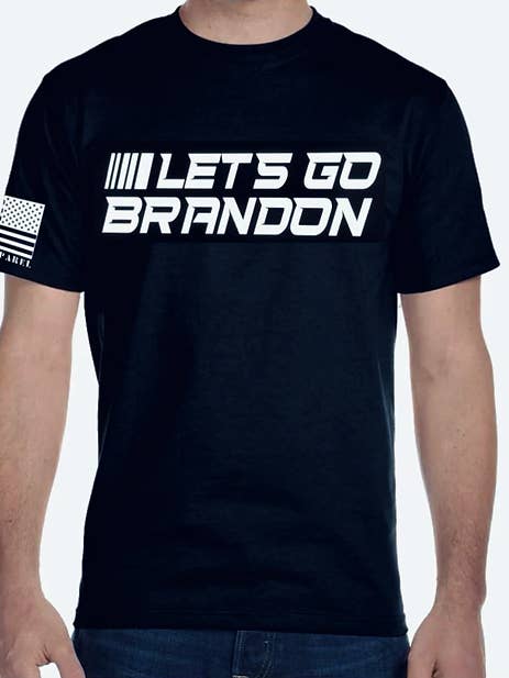 Let’s Go Brandon (Black) Tee for wholesale by The Armory