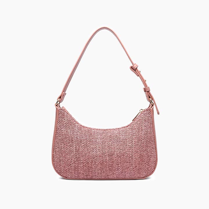 Eden Fall Straw Shoulder Bag Versatile Purse for Daily Use for wholesale by Like Dreams