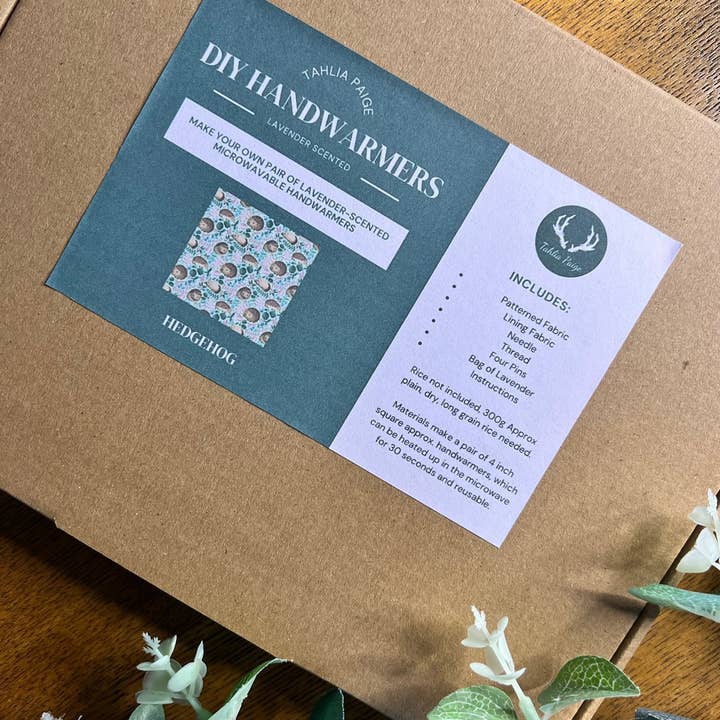 DIY Hedgehog Hand Warmers Craft Kit for wholesale by Tahlia Paige