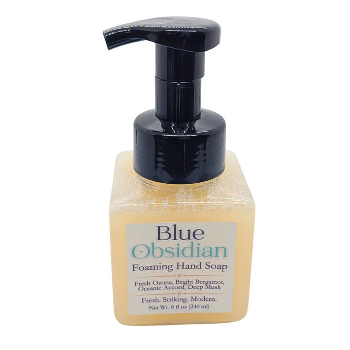 Blue Obsidian Foaming Hand Soap – 8oz | Handcrafted in Savannah, TN for wholesale by ResilScents WholeSale