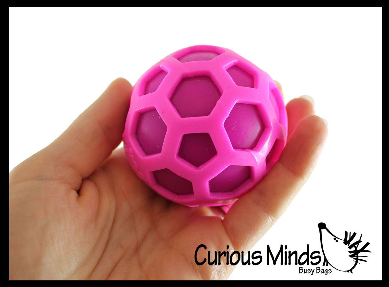 Curious Minds Toys - Venta al por mayor Juguete blando - Niños y bebés - 1 Bola Antiestrés de Apretar Rellena de Suave Pelusa Atomic Nee Doh6