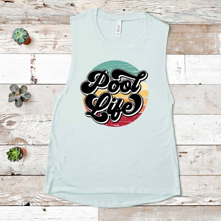 Vintage Pool Life - Graphic Tee for wholesale by Jasie Blanks