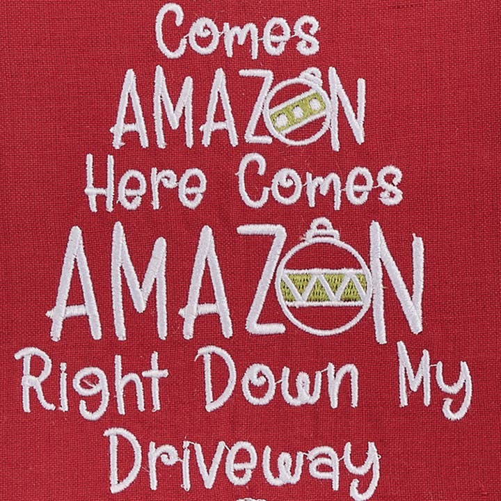 Split P - Wholesale Tea Towel - Here Comes Amazon Dishtowel2