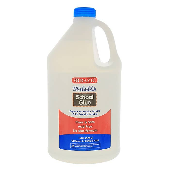 1 Gallon Washable Clear School Glue for wholesale by Luna Office Supply - Everyday Essential