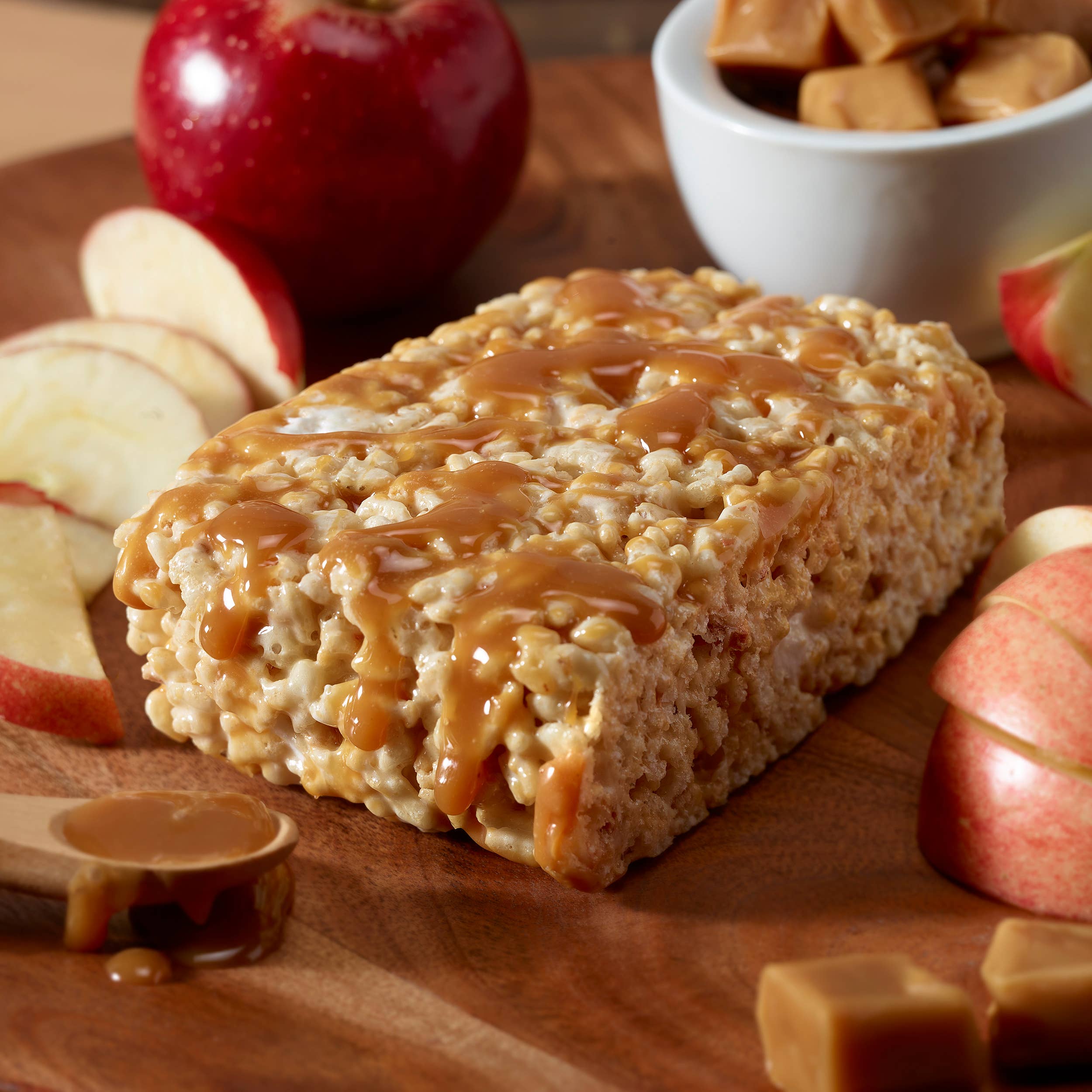 Mighty Mallow Crispie Treats - Vendita all'ingrosso Marshmallow - Dolcetto Crispie alla mela caramellata1