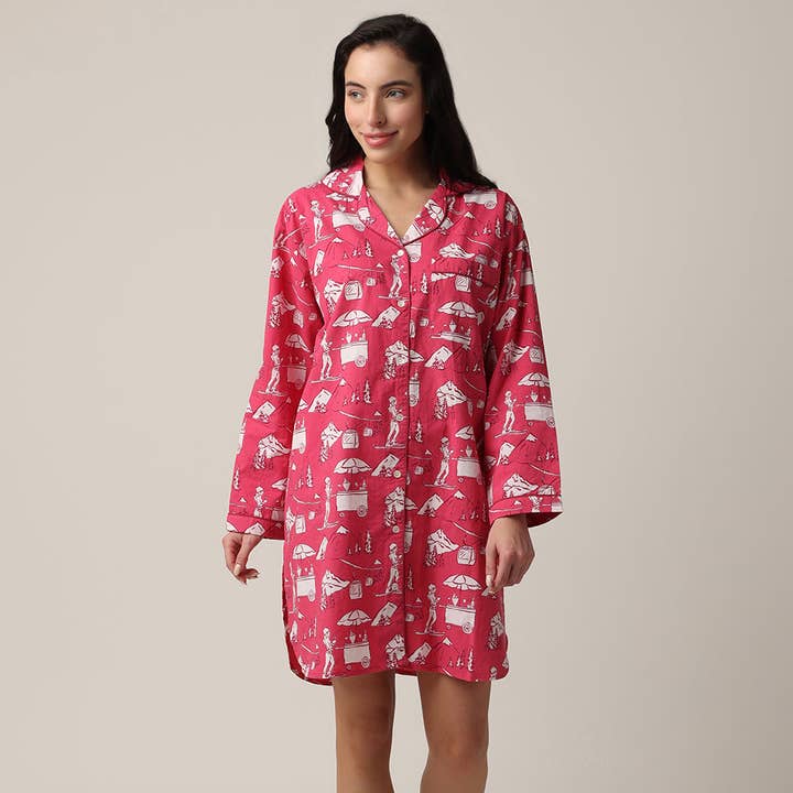 Après-Ski-Nachthemd für den Großhandel von Mahogany