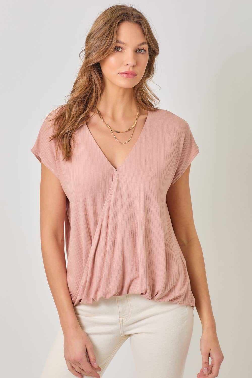 Mystree - Wholesale Knit Top - Women's - 60952 Surplice Neck Top15