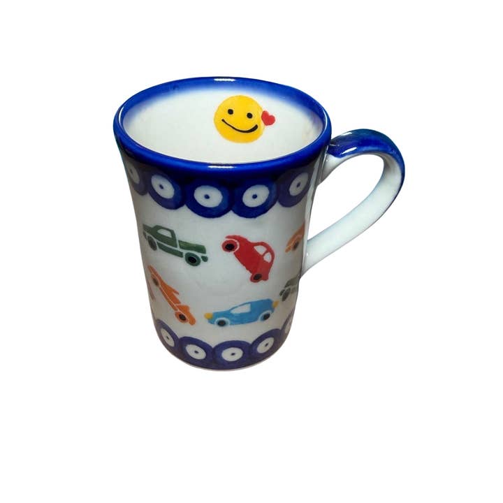 Poolse Keramiek 200 ml Theemok Auto's voor wholesale door Lidia's Polish Pottery, Inc.