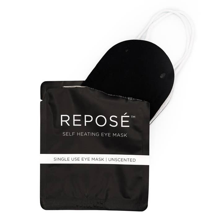 Reposé - Wholesale Sleep/Eye Mask - Self Heating Eye Mask for Dry Eyes, Eye Strain, Sleep1