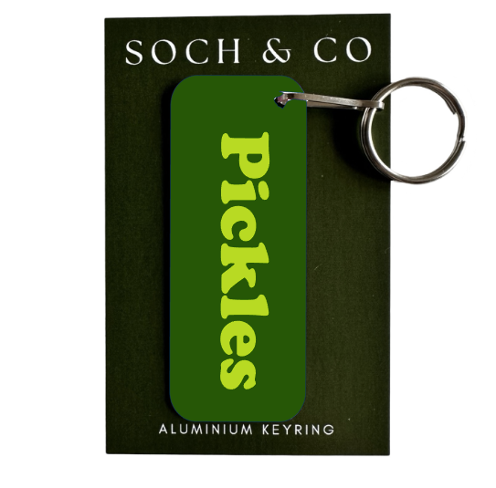 soch and co – wholesale Keychain – Unisex – Pickles keyring foodie0