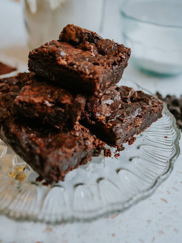 Triple Chocolate Brownie Baking Kit for wholesale by The Very Happy Belly Co.