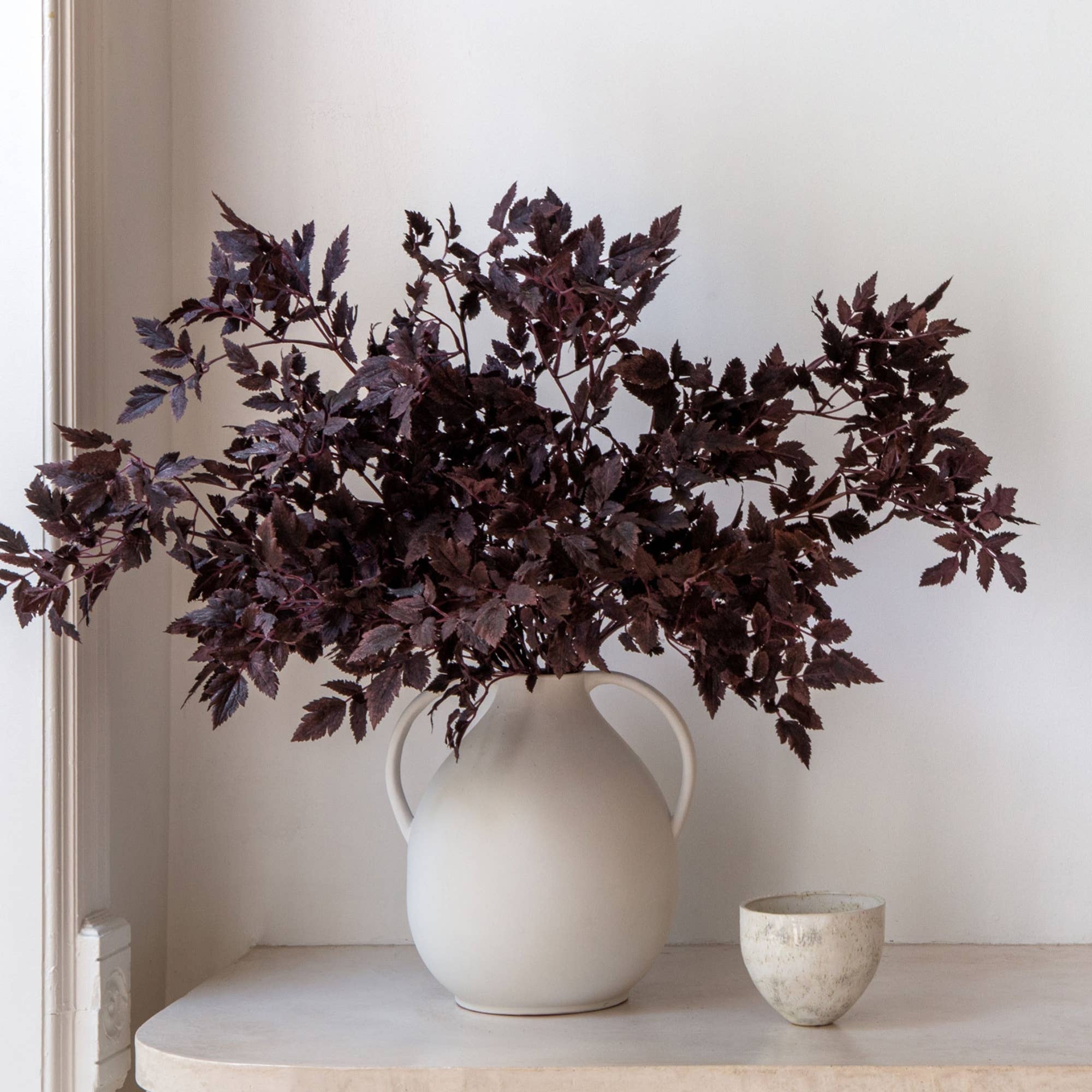 Afloral - Vente Plantes artificielles - Feuilles de Cimicifuga Ramosa Fausse Prune - 31"3