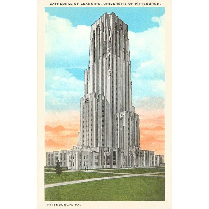 Found Image Press - Wholesale Magnet - Magnet WP-104 Cathedral of Learning, Pittsburgh, Pennsylvani