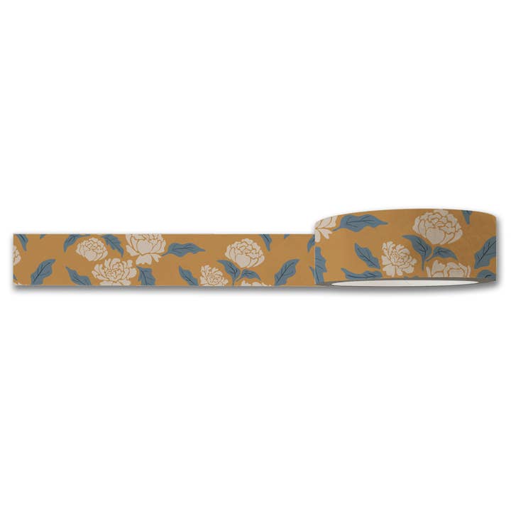 Peonies Floral Chinese Lunar New Year AAPI Washi Tape for wholesale by Maylay Co.