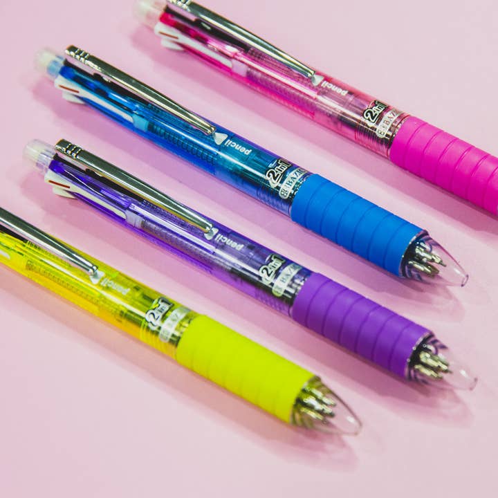 Luna Office Supply - Everyday Essential - Wholesale Pen - 2-In-1 Mechanical Pencil and 4 Color Pen with Grip1