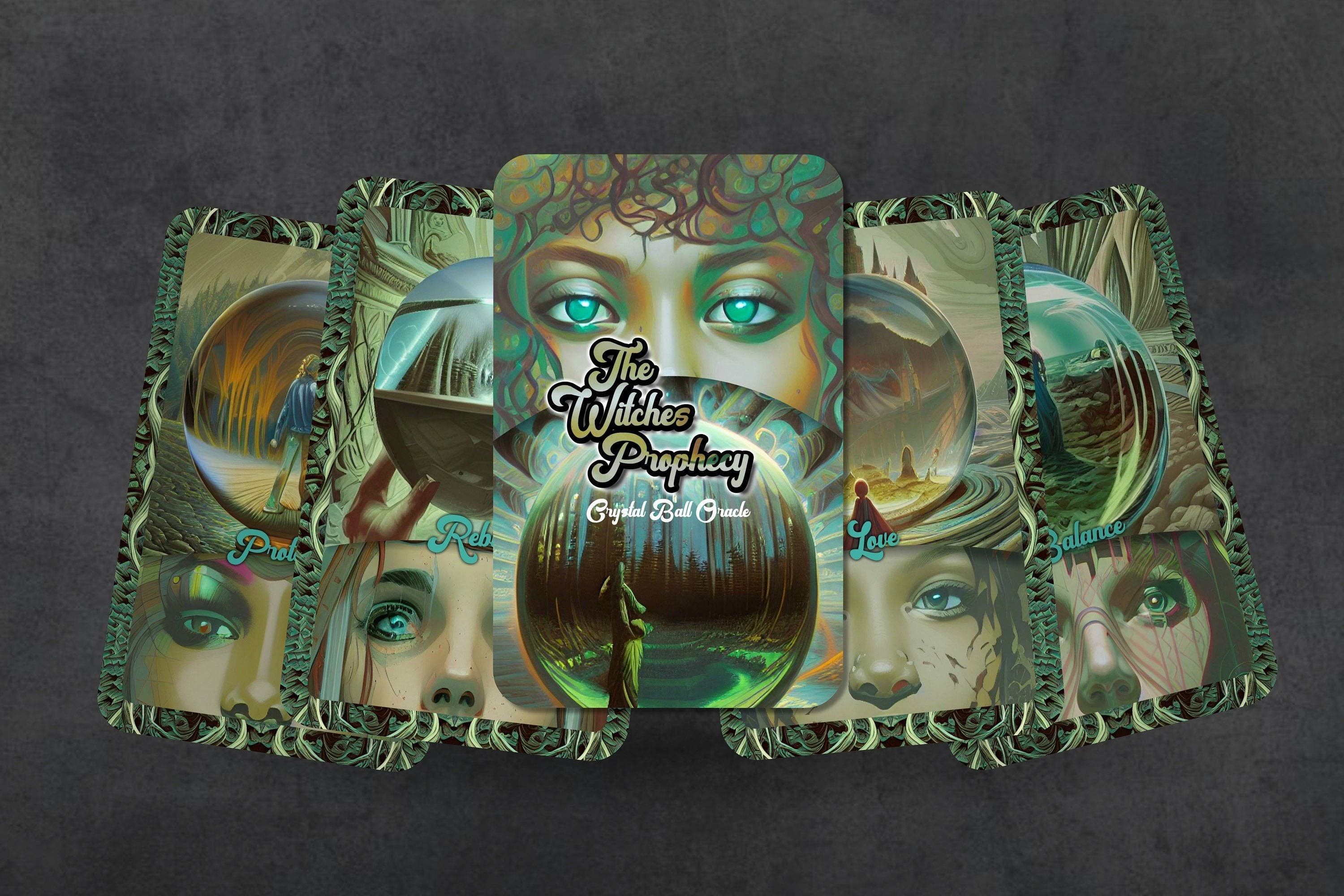 Ibiza Tarot USA – wholesale Tarot-kort – The Witches Prophecy - Orakel med kristallkula10