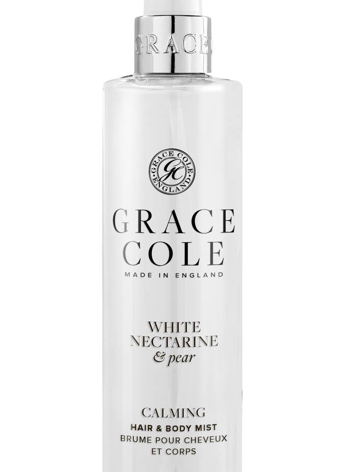 White Nectarine & Pear Hair And Body Mist 250ml for wholesale by Grace Cole