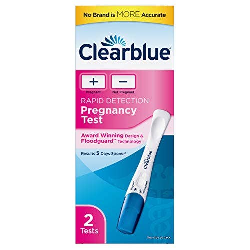Shop The King - Wholesale Pregnancy Test - Clearblue Blue Preg Test 2ct Single Bag0