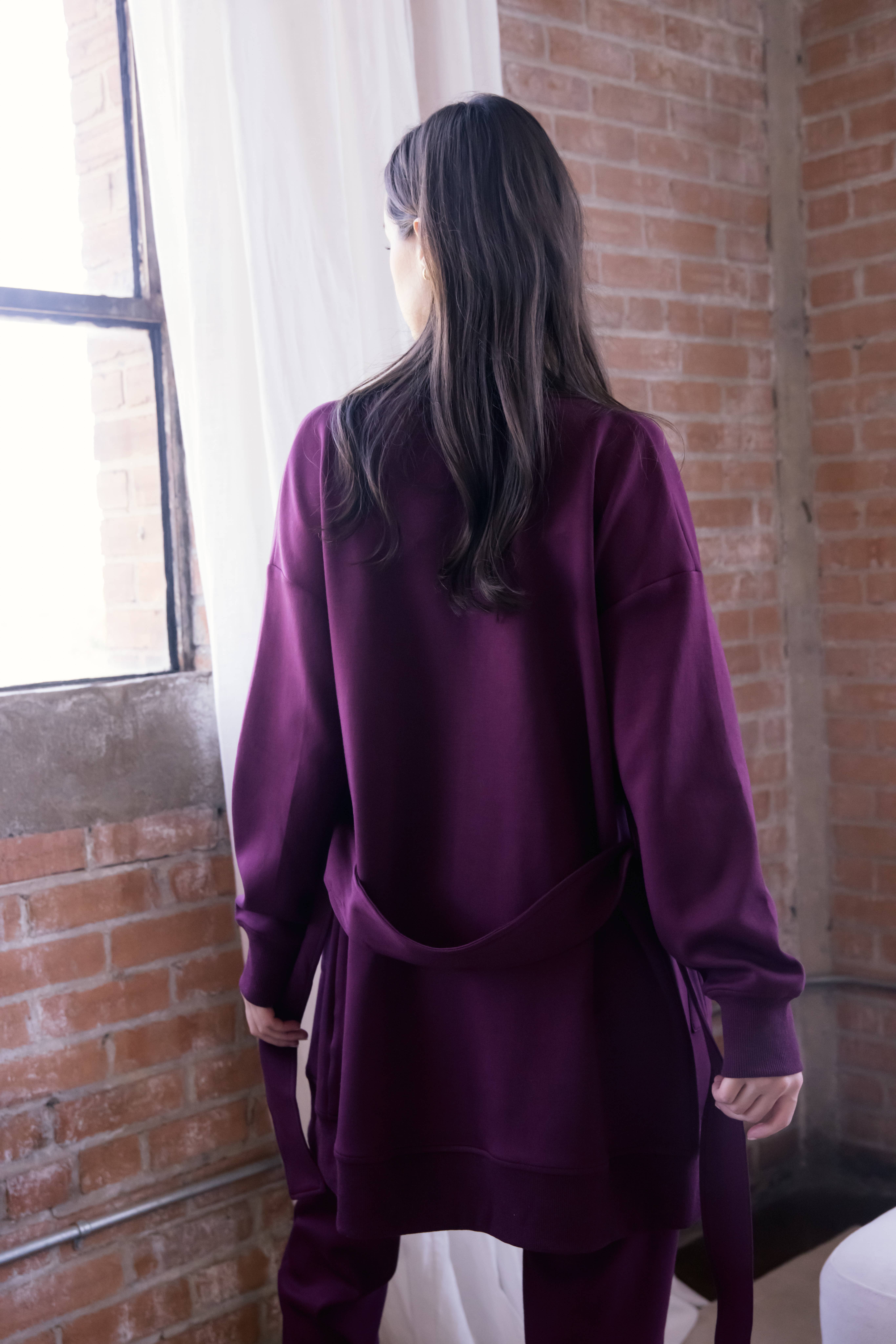 P. CILL - Wholesale Robe - Women's - P. CILL Butter Modal Ribbed Contrast Robe13