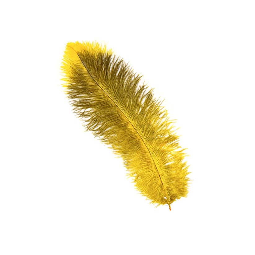 Zucker Feather Products - Wholesale Craft Supplies - Ostrich Feathers-Floss - Gold0