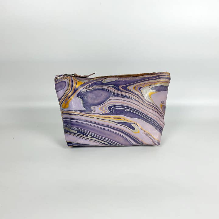 STUDIO CALEIDOSCOPE - Wholesale Makeup/Cosmetic Bag - Pouch Marbled Leather 2