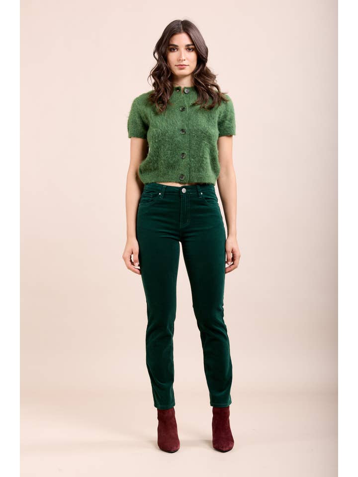 Toxik3 - Wholesale Pants - Women's - Toxik3 pantalon slim push-up stretch en velours milleraies4