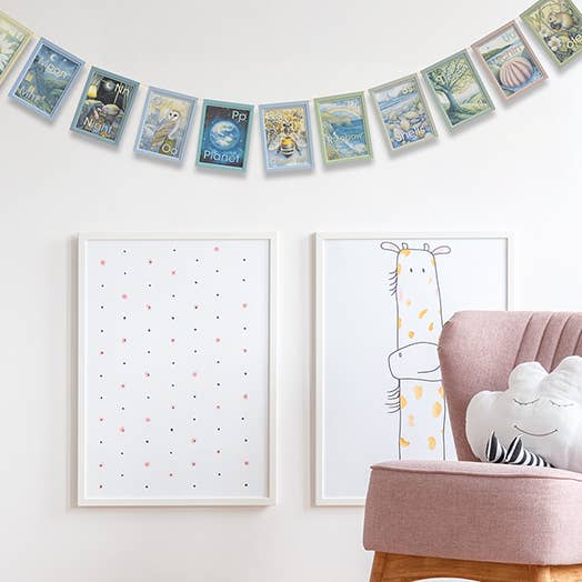 Creative Carousel Publishing - Wholesale Learning Cards - Kids & Baby - Nature Alphabet Flash Cards/DIY Bunting1