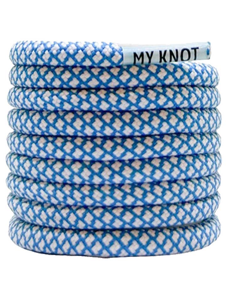 Lacci Intrecciati Blu Nautico per la vendita all'ingrosso da parte di MY KNOT PARIS