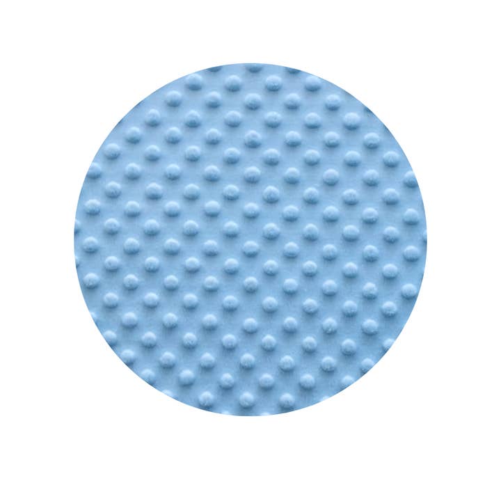 Ahrlo – wholesale Fabric – Minky Dot Fabric Blue 35 yds