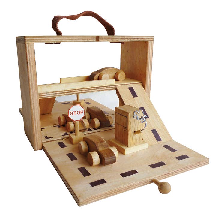 Q Toys – Großhandel Spielzeugset – Kinder – Tragbares Parkset13