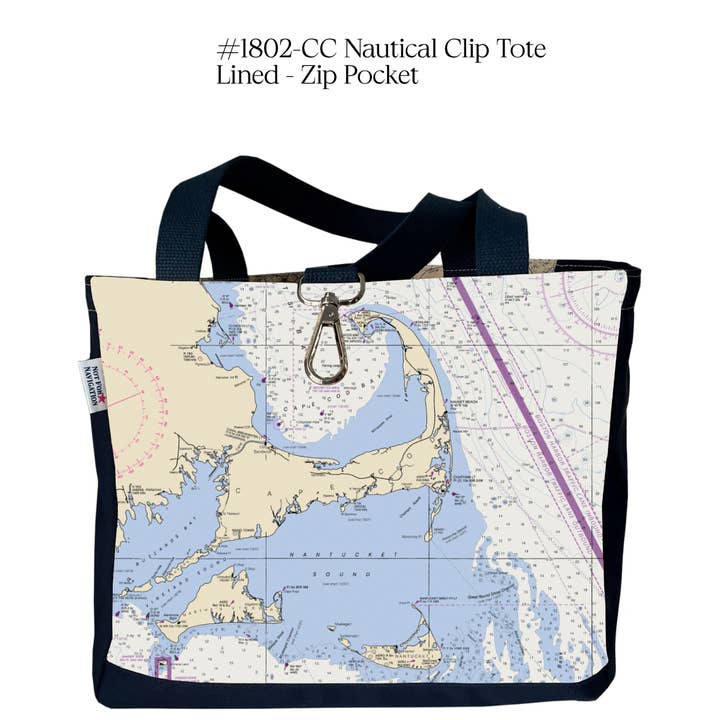 Not for Navigation - Wholesale Tote Bag - Unisex - Cape Cod, Martha's Vineyard, Nantucket Coastal Collection4