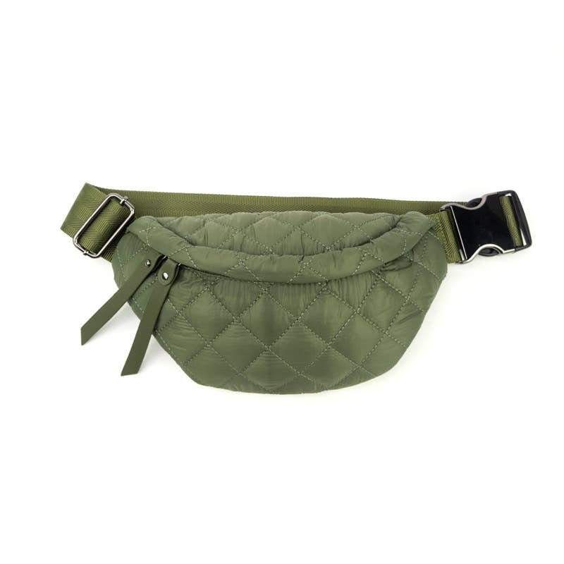 Babs + Birdie - Wholesale Belt Bag - Women's - The Millie Puffer Sling Bag | 3 Color Options9