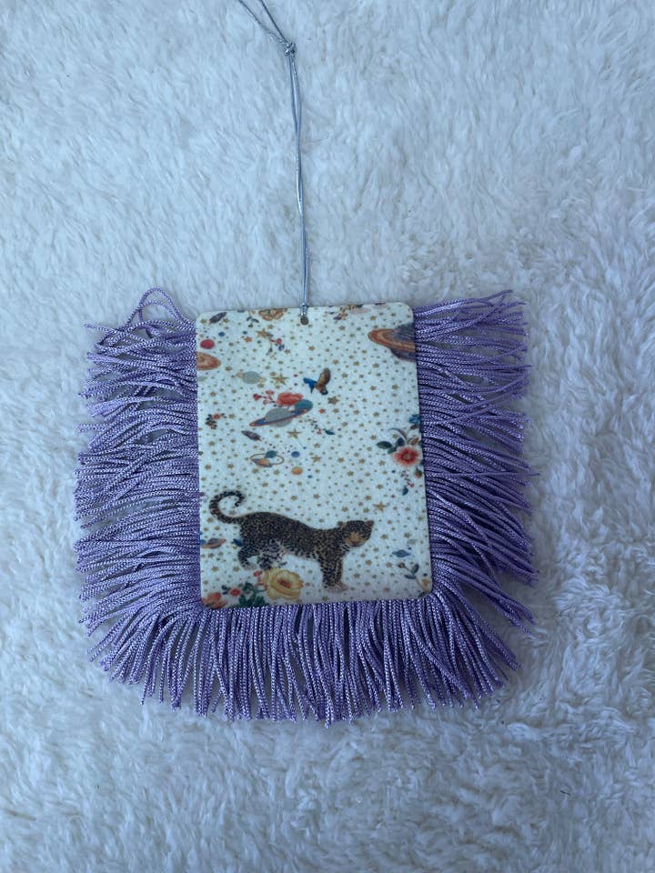 Leopard Fringe Freshie for wholesale by Rae’s Shop