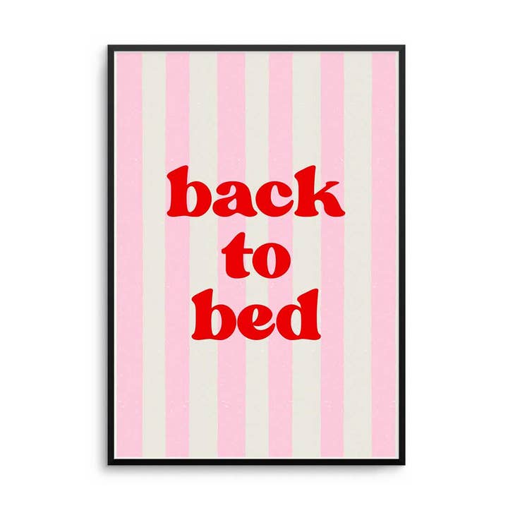 Stampa "Back To Bed" per la vendita all'ingrosso da parte di D'LUXE PRINTS