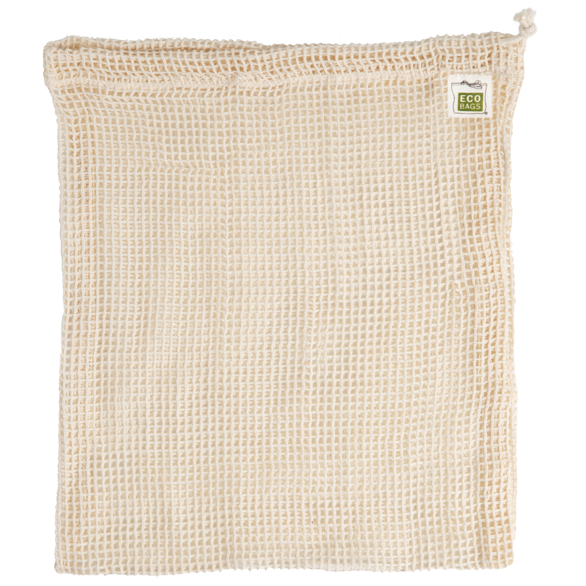 ECOBAGS - Wholesale Grocery/Shopping Bag - Packaged Organic Cotton Medium Mesh Bag - 3 Pack3
