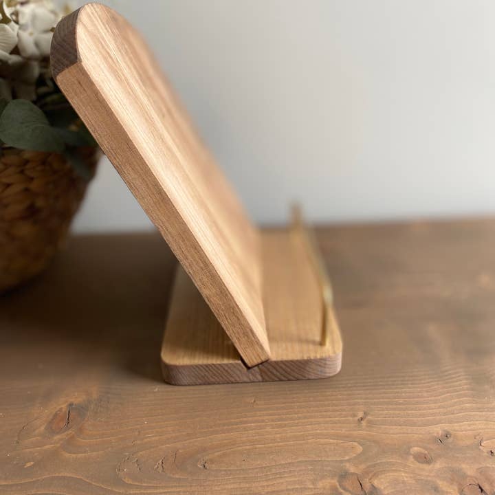 26&7Co. - Wholesale Book Stand - Cookbook Stand, Recipe Stand | Walnut3