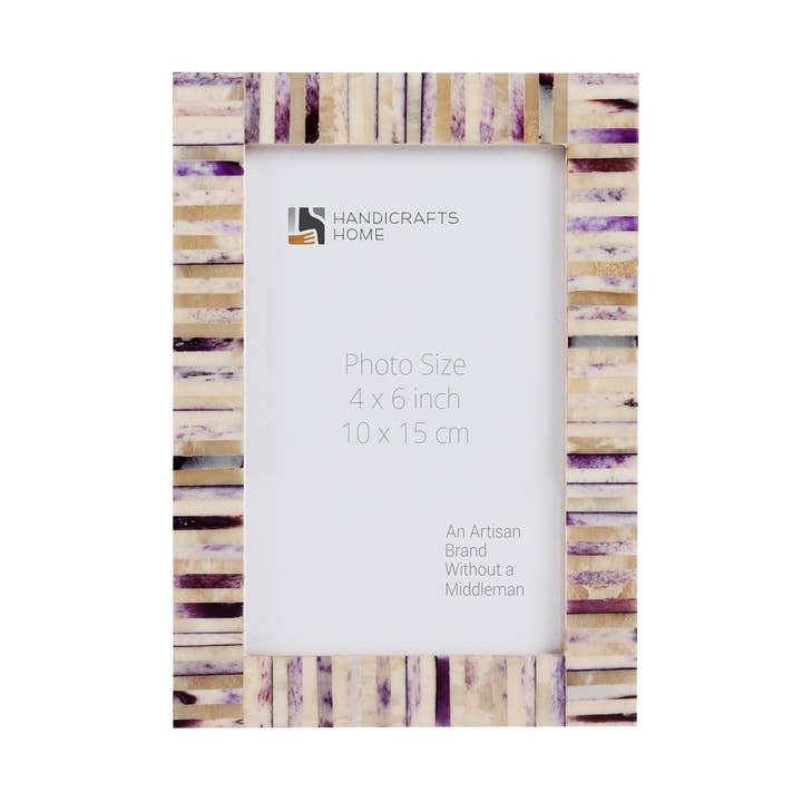 Mother of Pearl Picture Frames Pearlescent Hologram, 3 Sizes for wholesale by Handicrafts Home