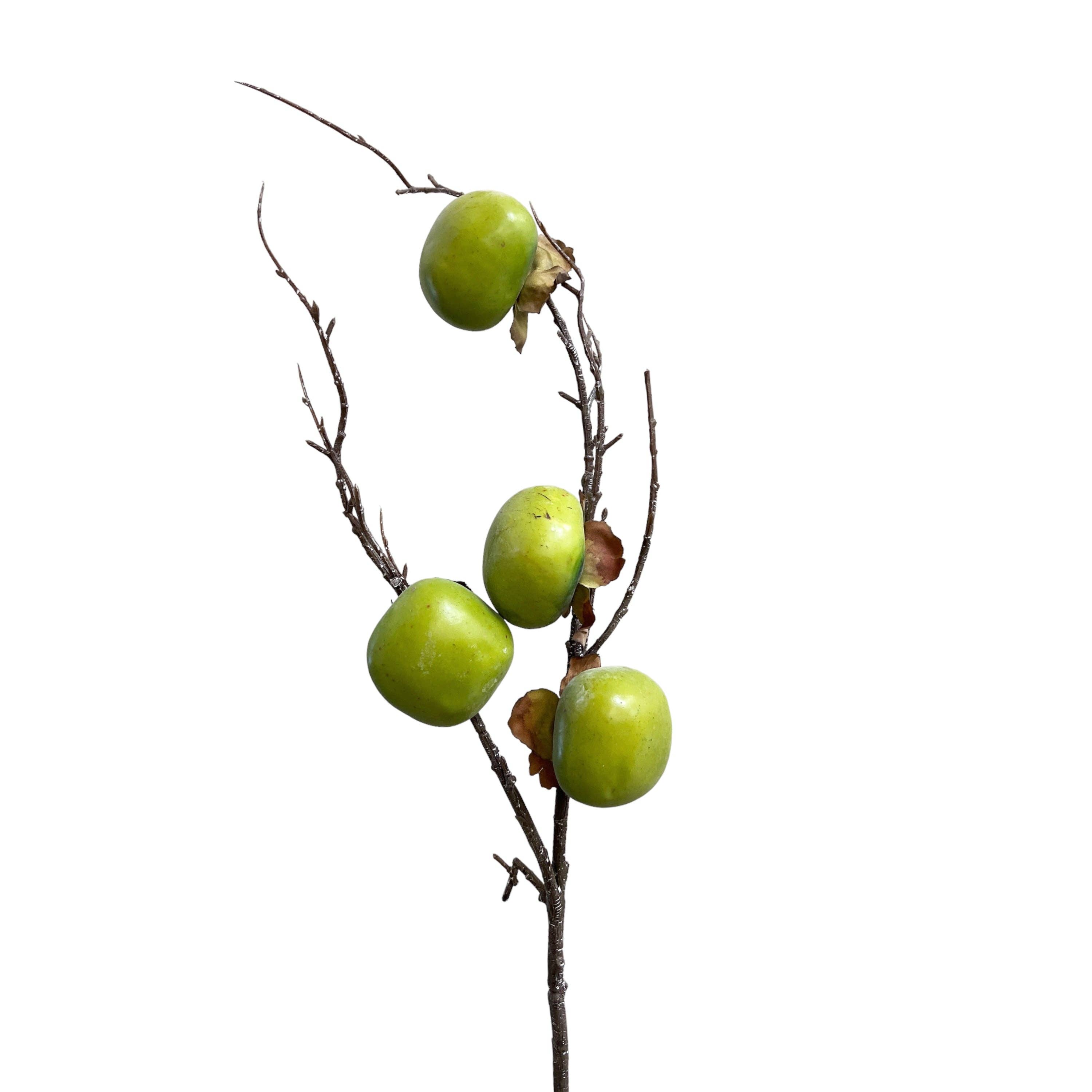 Sun Decorer - Vendita all'ingrosso Piante artificiali - Set di 2 rami di cachi artificiali, alti 30 pollici1